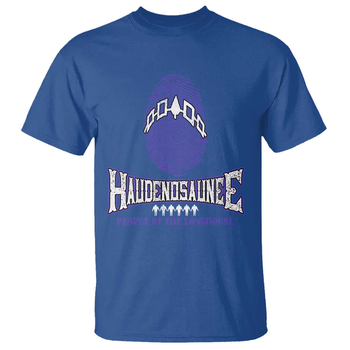 Proud Haudenosaunee Native American T Shirt Iroquois People Of The Longhouse TS11 Royal Blue Print Your Wear
