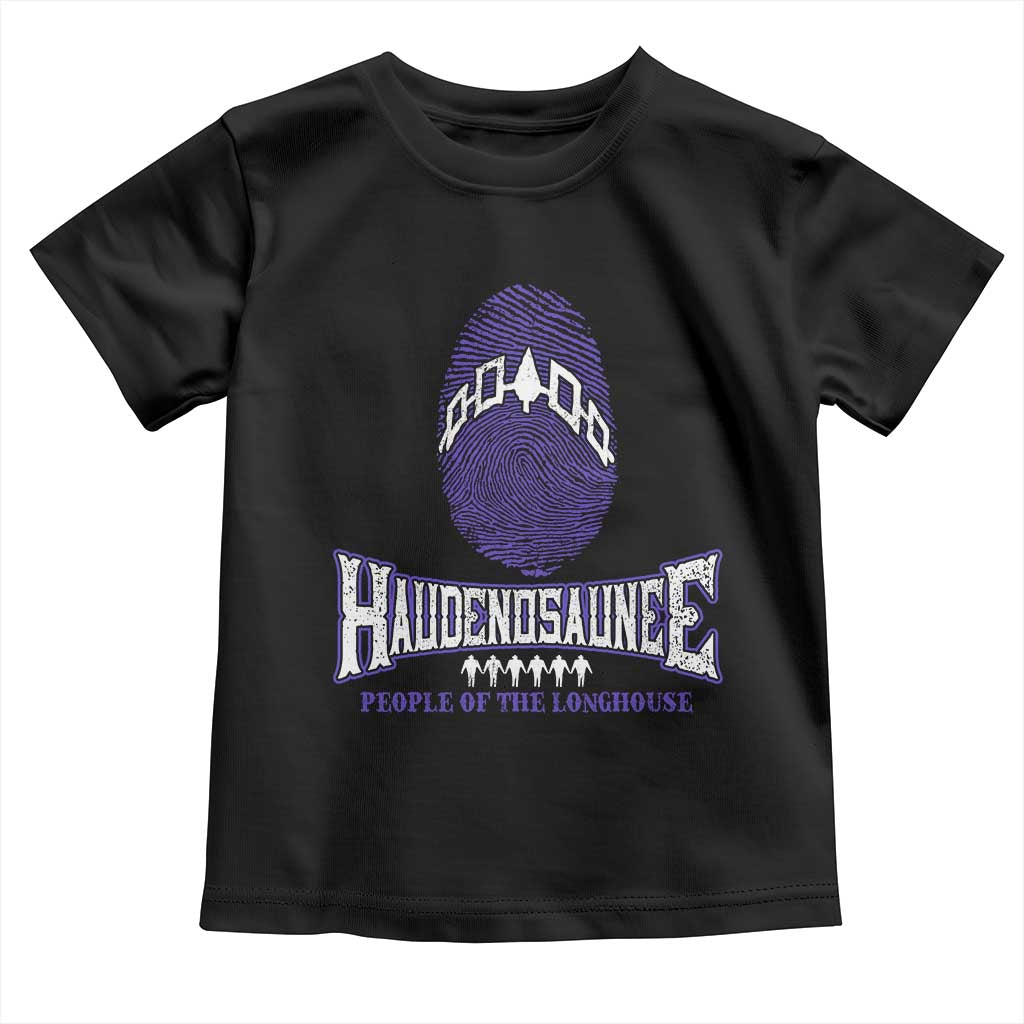 Proud Haudenosaunee Native American Toddler T Shirt Iroquois People Of The Longhouse TS11 Black Print Your Wear