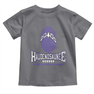 Proud Haudenosaunee Native American Toddler T Shirt Iroquois People Of The Longhouse TS11 Charcoal Print Your Wear
