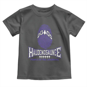 Proud Haudenosaunee Native American Toddler T Shirt Iroquois People Of The Longhouse TS11 Dark Heather Print Your Wear