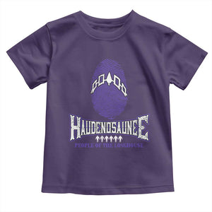 Proud Haudenosaunee Native American Toddler T Shirt Iroquois People Of The Longhouse TS11 Purple Print Your Wear