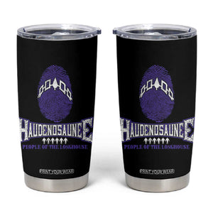 Proud Haudenosaunee Native American Tumbler Cup Iroquois People Of The Longhouse TS11 Black Print Your Wear