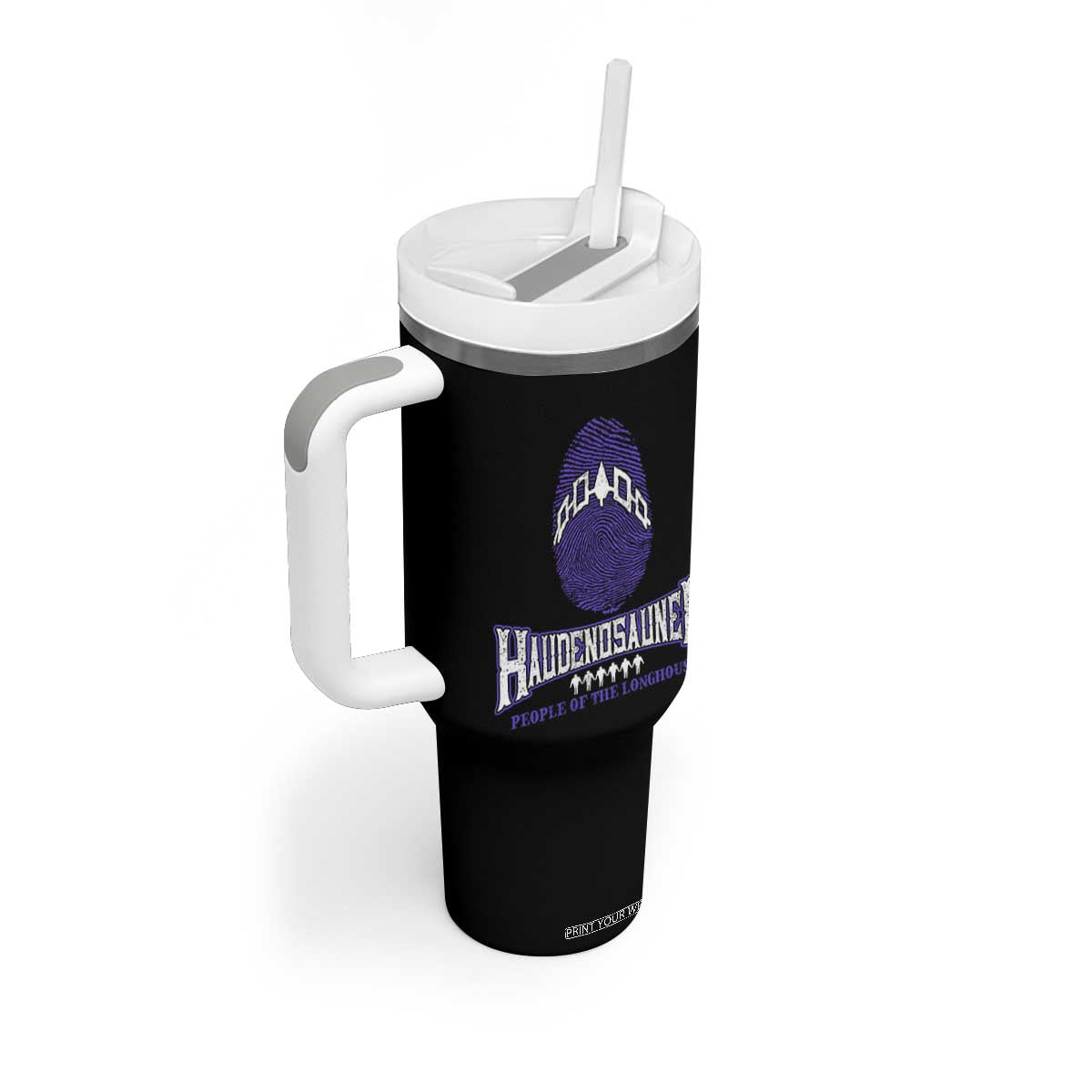 Proud Haudenosaunee Native American Tumbler With Handle Iroquois People Of The Longhouse TS11 Print Your Wear