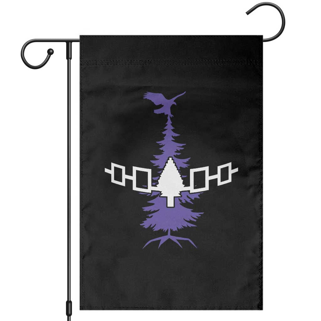 Iroquois Flag Haudenosaunee Iroquoian Native American Tribe Tree of Life Garden Flag TS11 Black Print Your Wear