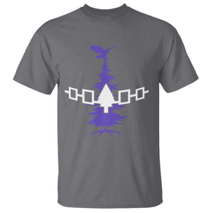 Iroquois Flag Haudenosaunee Iroquoian Native American Tribe Tree of Life T Shirt TS11 Charcoal Print Your Wear