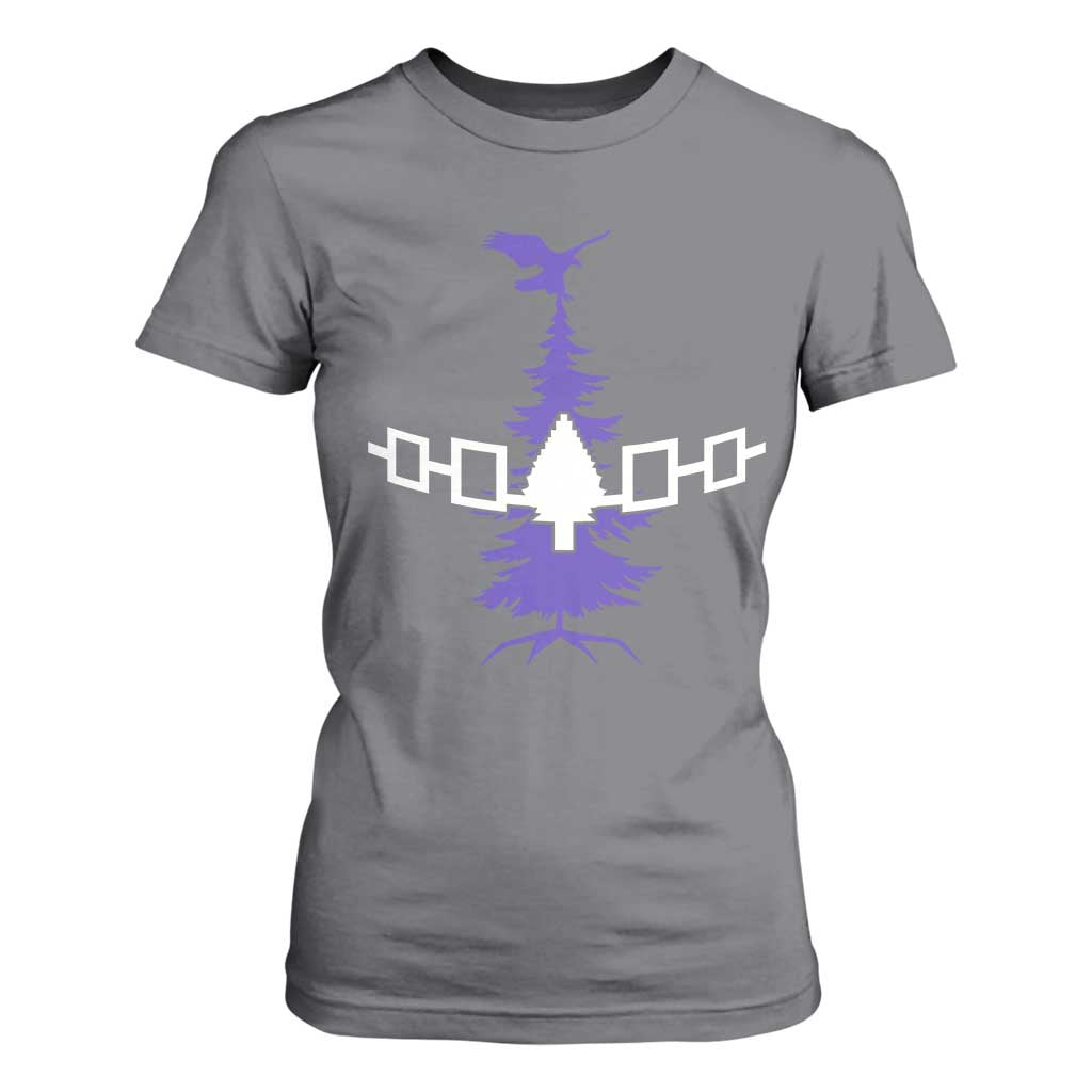 Iroquois Flag Haudenosaunee Iroquoian Native American Tribe Tree of Life T Shirt For Women TS11 Charcoal Print Your Wear