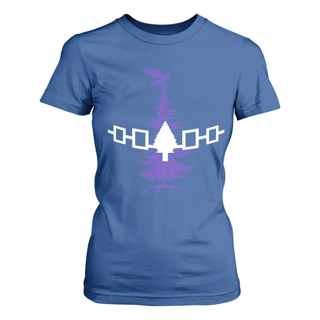 Iroquois Flag Haudenosaunee Iroquoian Native American Tribe Tree of Life T Shirt For Women TS11 Royal Blue Print Your Wear