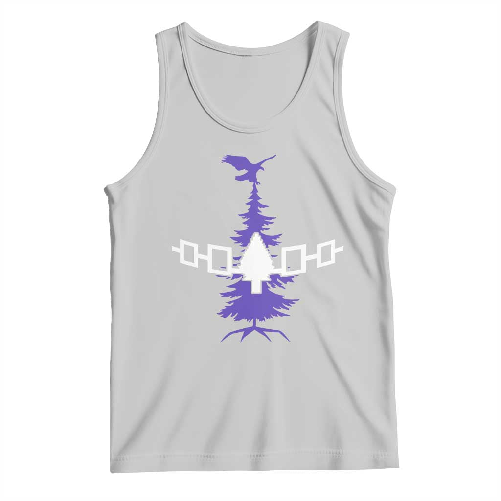 Iroquois Flag Haudenosaunee Iroquoian Native American Tribe Tree of Life Tank Top TS11 Ash Print Your Wear
