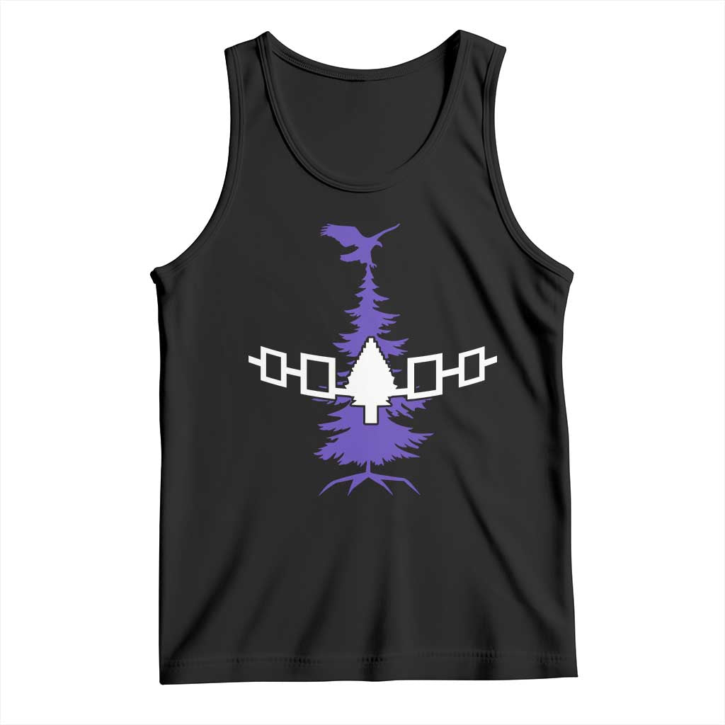 Iroquois Flag Haudenosaunee Iroquoian Native American Tribe Tree of Life Tank Top TS11 Black Print Your Wear