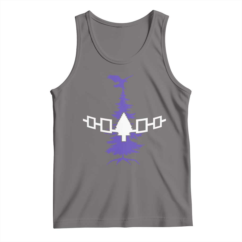 Iroquois Flag Haudenosaunee Iroquoian Native American Tribe Tree of Life Tank Top TS11 Deep Heather Print Your Wear