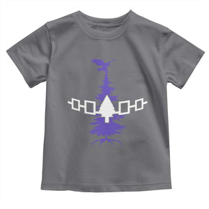 Iroquois Flag Haudenosaunee Iroquoian Native American Tribe Tree of Life Toddler T Shirt TS11 Charcoal Print Your Wear