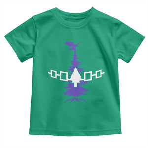 Iroquois Flag Haudenosaunee Iroquoian Native American Tribe Tree of Life Toddler T Shirt TS11 Irish Green Print Your Wear