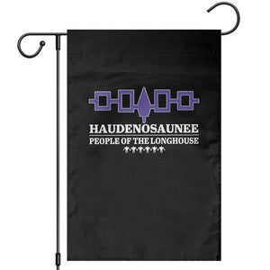 Proud Haudenosaunee Garden Flag Iroquois Flag People Of The Longhouse TS11 Black Print Your Wear