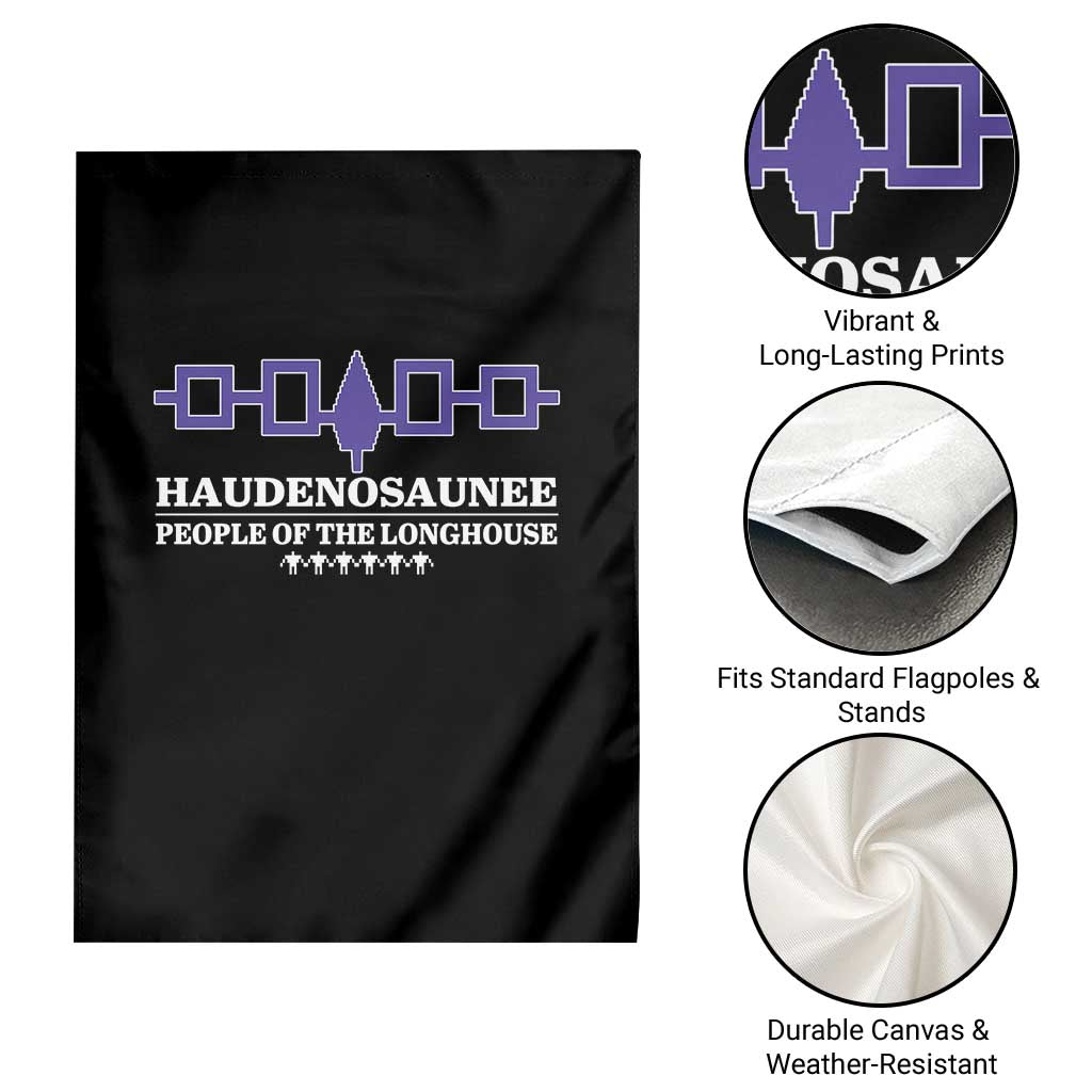 Proud Haudenosaunee Garden Flag Iroquois Flag People Of The Longhouse TS11 Print Your Wear
