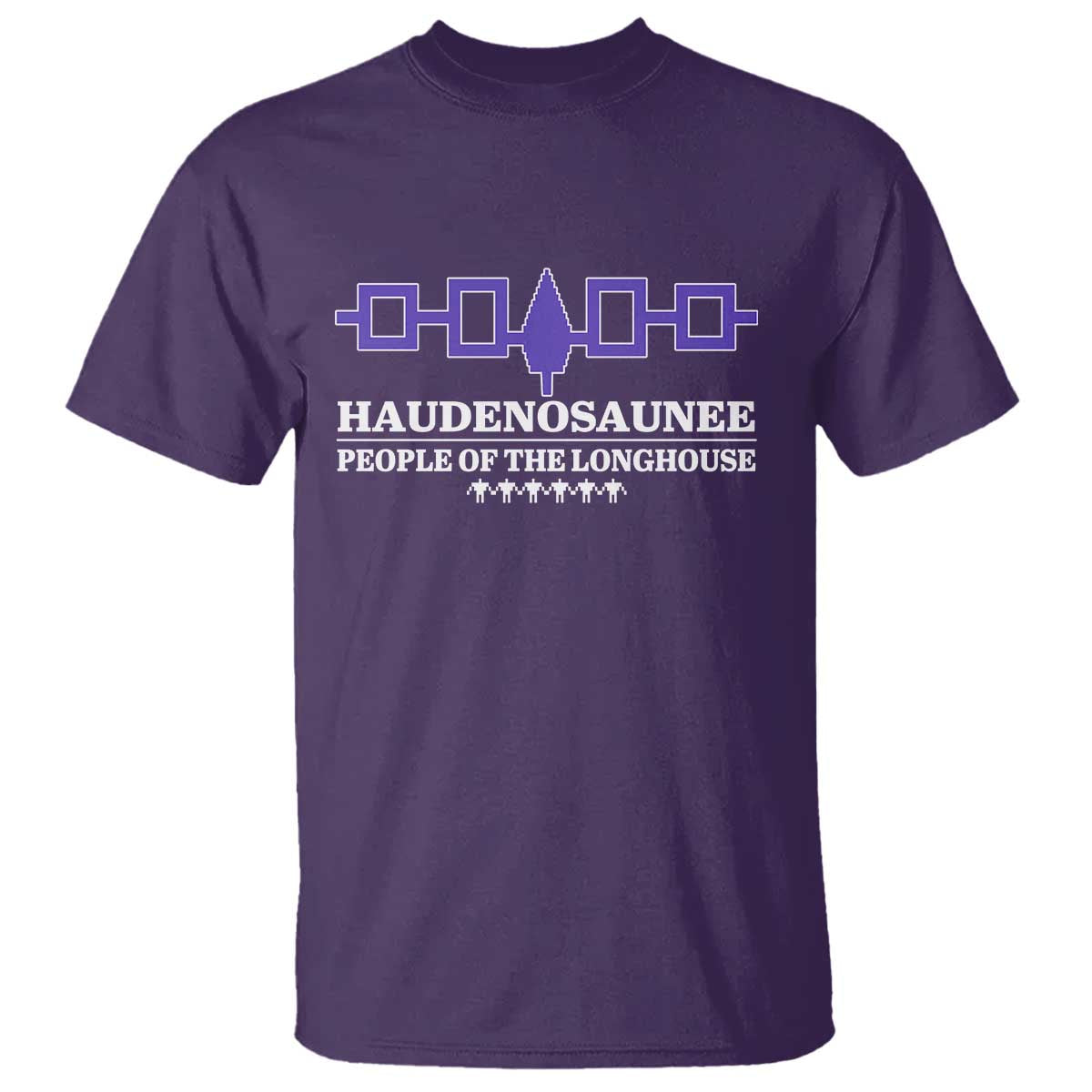 Proud Haudenosaunee T Shirt Iroquois Flag People Of The Longhouse TS11 Purple Print Your Wear