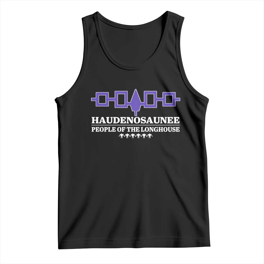 Proud Haudenosaunee Tank Top Iroquois Flag People Of The Longhouse TS11 Black Print Your Wear