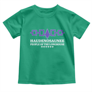 Proud Haudenosaunee Toddler T Shirt Iroquois Flag People Of The Longhouse TS11 Irish Green Print Your Wear
