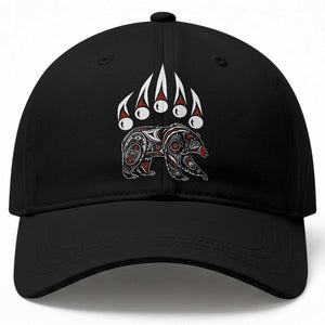 Native American Alaska Grizzly Bear Claw Indian Pride Baseball Cap