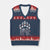 Native American Alaska Grizzly Bear Claw Indian Pride V-Neck Knit Sweater Vest - Print Your Wear
