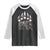 Native American Alaska Grizzly Bear Claw Indian Pride Raglan Shirt TS11 Black White Print Your Wear