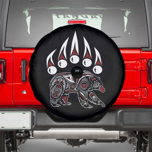 Native American Alaska Grizzly Bear Claw Indian Pride Spare Tire Cover TS11 Black Print Your Wear
