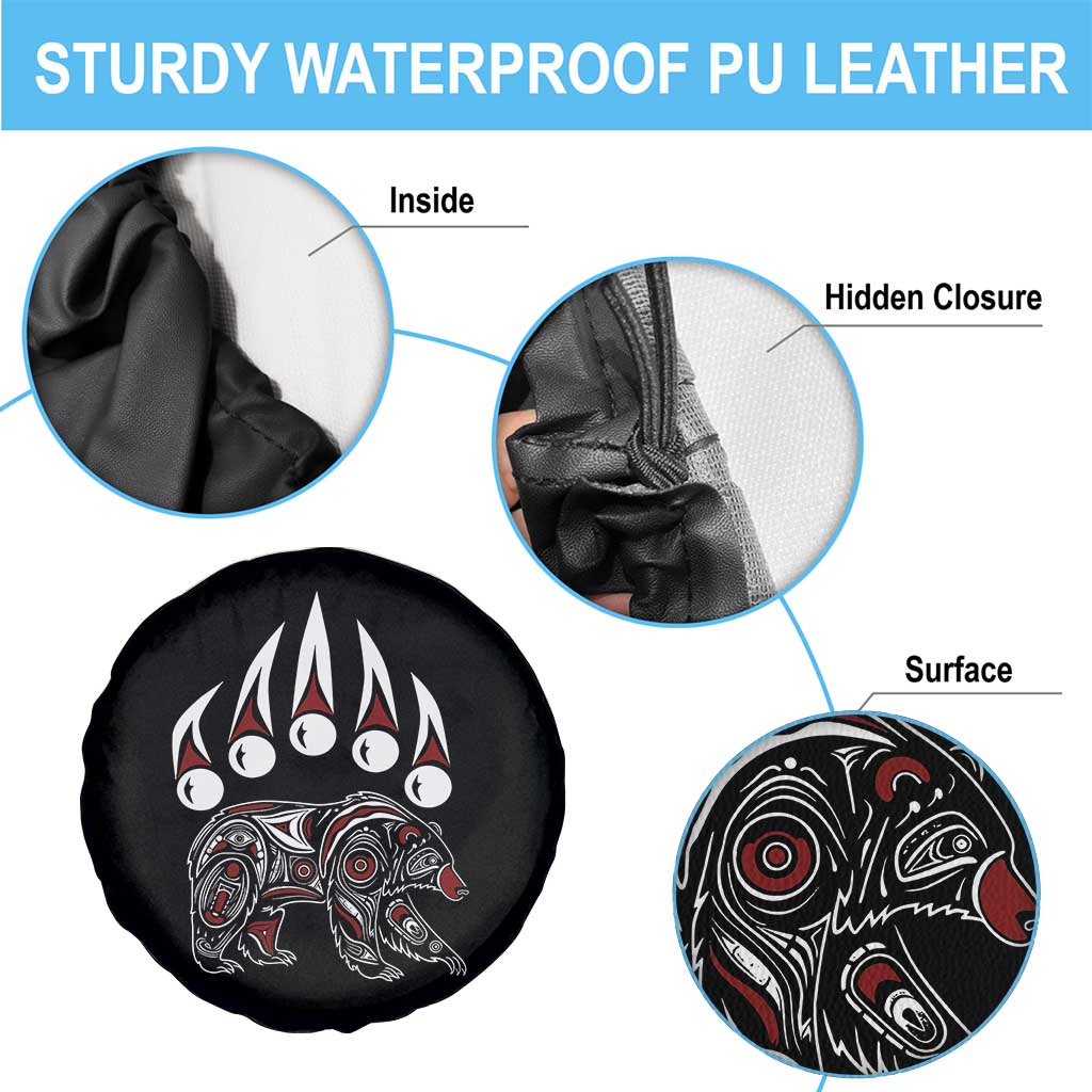 Native American Alaska Grizzly Bear Claw Indian Pride Spare Tire Cover TS11 Print Your Wear