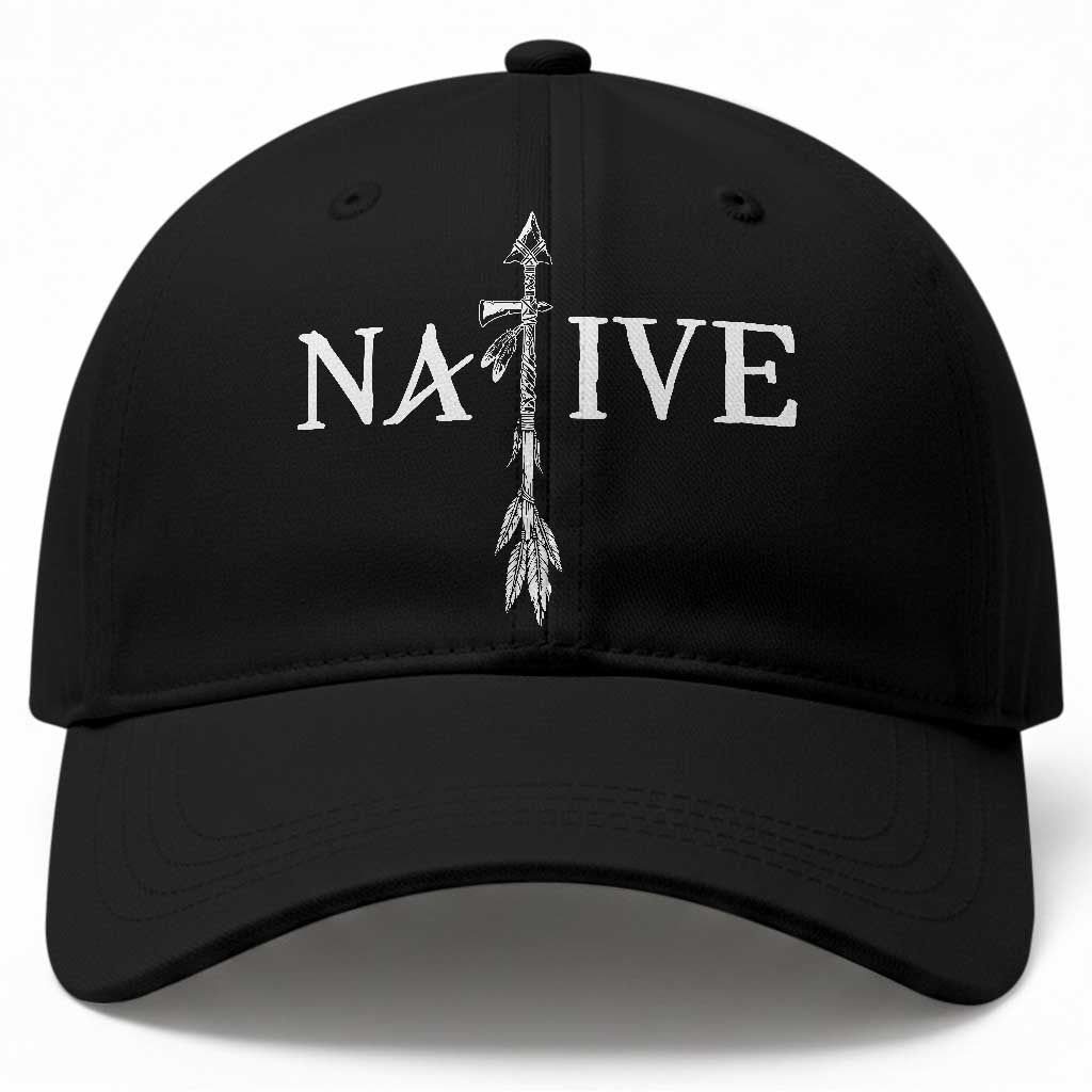 Native American Indian Tomahawk Indigenous Pride Baseball Cap TS11 Print Your Wear