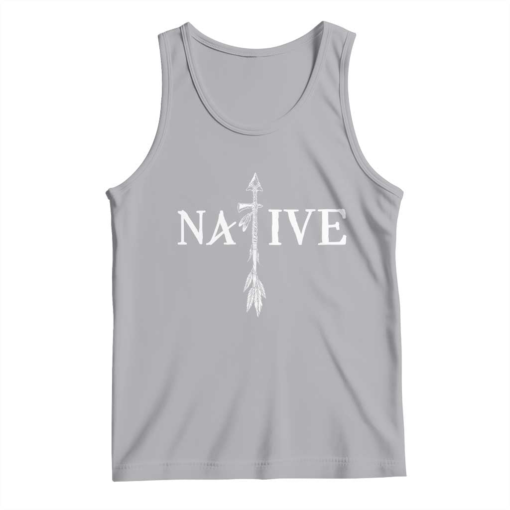 Native American Indian Tomahawk Indigenous Pride Tank Top TS11 Athletic Heather Print Your Wear
