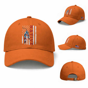 Native American Feathers Vintage USA Flag Baseball Cap Proud Indigenous People