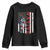 Native American Feathers Vintage USA Flag Youth Sweatshirt Proud Indigenous People TS11 Black Print Your Wear