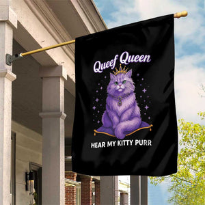 Funny Queef Queen Cat Garden Flag Hear My Kitty Purr Inappropriate Dirty Adult Humor TS11 Print Your Wear