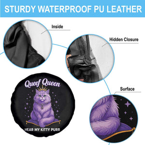 Funny Queef Queen Cat Spare Tire Cover Hear My Kitty Purr Inappropriate Dirty Adult Humor TS11 Print Your Wear