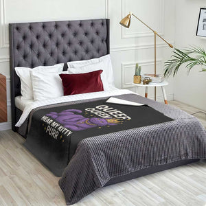 Funny Queef Queen Cat Throw Blanket Hear My Kitty Purr Inappropriate Dirty Adult Humor Jokes TS11 Print Your Wear