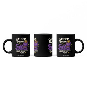 Funny Queef Queen Cat Coffee Mug Hear My Kitty Purr Inappropriate Dirty Adult Humor Jokes TS11 Print Your Wear