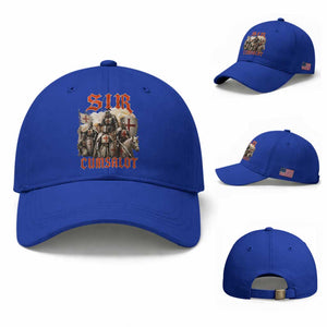 Sir Cumsalot Funny Offensive Knight Meme Bootleg Graphic Baseball Cap