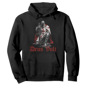 Deus Vult Knights Templar Gun Lover Hoodie Crusader Cross Soldier of Christ
