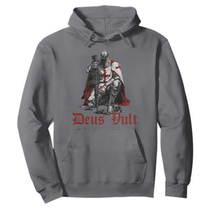 Deus Vult Knights Templar Gun Lover Hoodie Crusader Cross Soldier of Christ