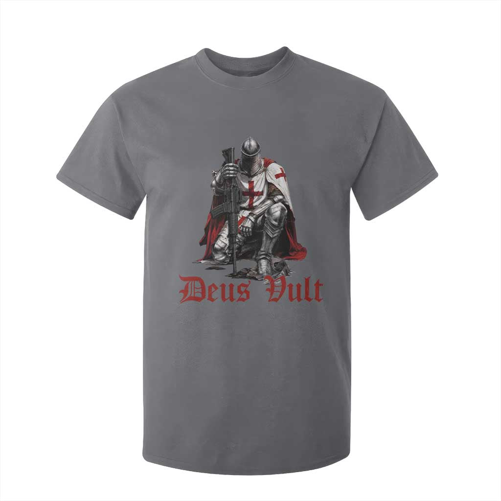Deus Vult Knights Templar Gun Lover T Shirt For Kid Crusader Cross Soldier of Christ