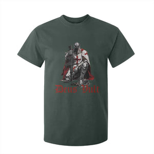 Deus Vult Knights Templar Gun Lover T Shirt For Kid Crusader Cross Soldier of Christ