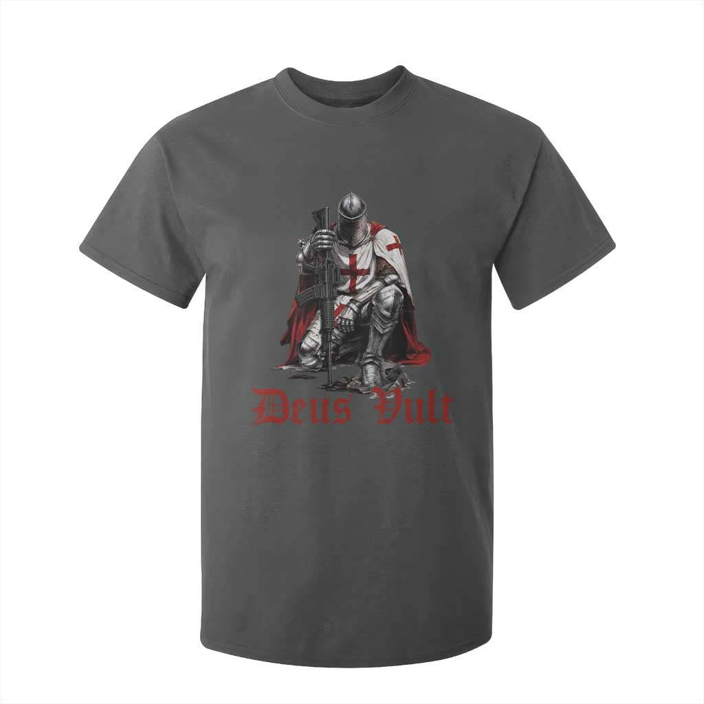 Deus Vult Knights Templar Gun Lover T Shirt For Kid Crusader Cross Soldier of Christ