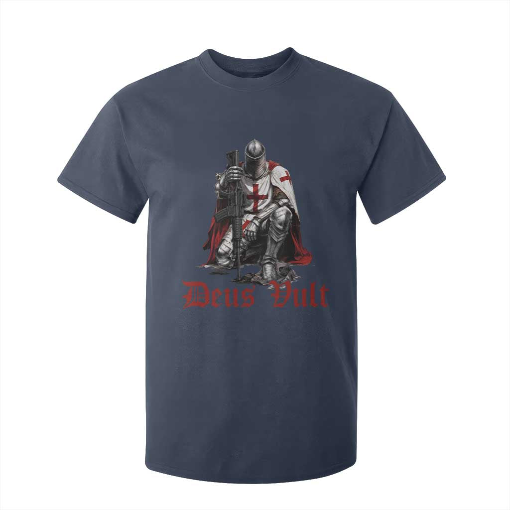 Deus Vult Knights Templar Gun Lover T Shirt For Kid Crusader Cross Soldier of Christ