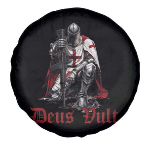 Deus Vult Knights Templar Gun Lover Spare Tire Cover Crusader Cross Soldier of Christ