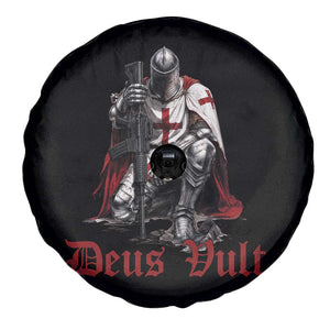Deus Vult Knights Templar Gun Lover Spare Tire Cover Crusader Cross Soldier of Christ