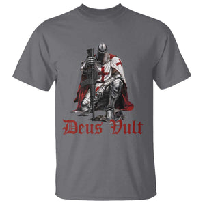 Deus Vult Knights Templar Gun Lover T Shirt Crusader Cross Soldier of Christ