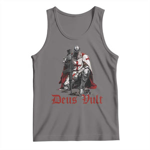 Deus Vult Knights Templar Gun Lover Tank Top Crusader Cross Soldier of Christ
