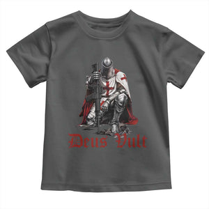 Deus Vult Knights Templar Gun Lover Toddler T Shirt Crusader Cross Soldier of Christ