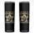 Native American Skinny Tumbler No One Is Illegal On Stolen Land Eagle Tribe TS11 Black Print Your Wear