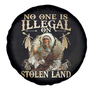 Native American Spare Tire Cover No One Is Illegal On Stolen Land Eagle Tribe TS11 Print Your Wear