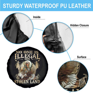 Native American Spare Tire Cover No One Is Illegal On Stolen Land Eagle Tribe TS11 Print Your Wear
