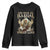 Native American Youth Sweatshirt No One Is Illegal On Stolen Land Eagle Tribe TS11 Black Print Your Wear